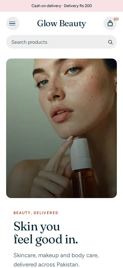 Blush theme preview