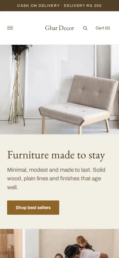 Timber theme preview