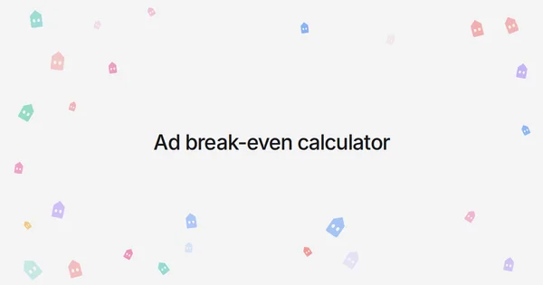 Ad break-even calculator