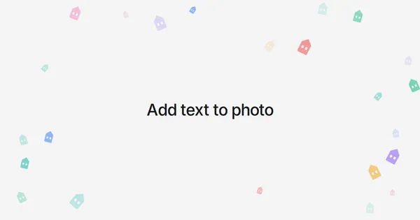 Add text to photo