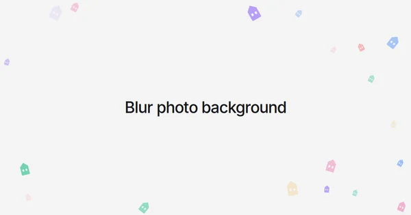 Blur photo background