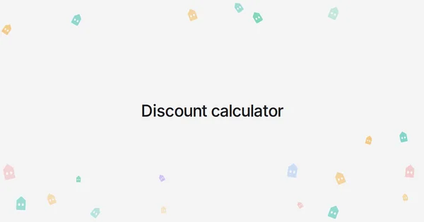 Discount calculator