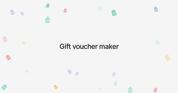 Gift voucher maker