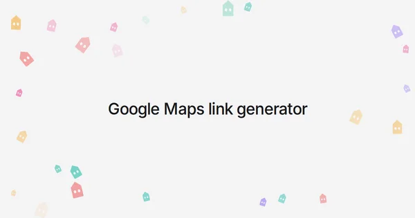 Google Maps link generator
