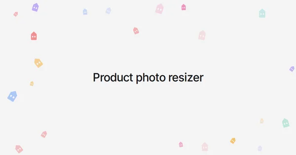 Product photo resizer