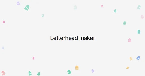 Letterhead maker