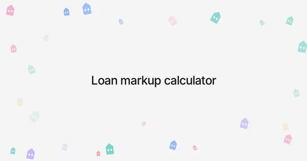 Loan markup calculator