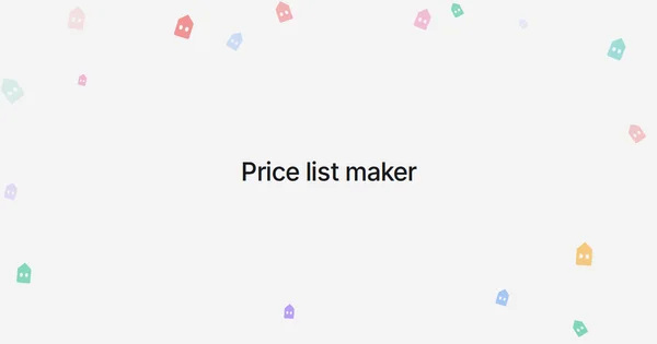 Price list maker