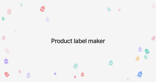Product label maker