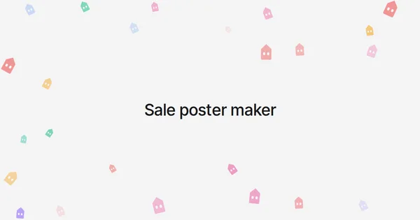 Sale poster maker
