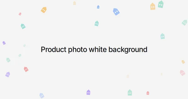 Product photo white background