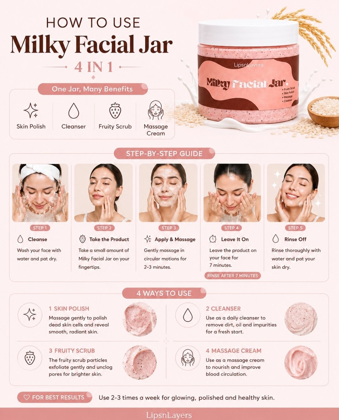 Milky Facial Jar (300g), photo 2