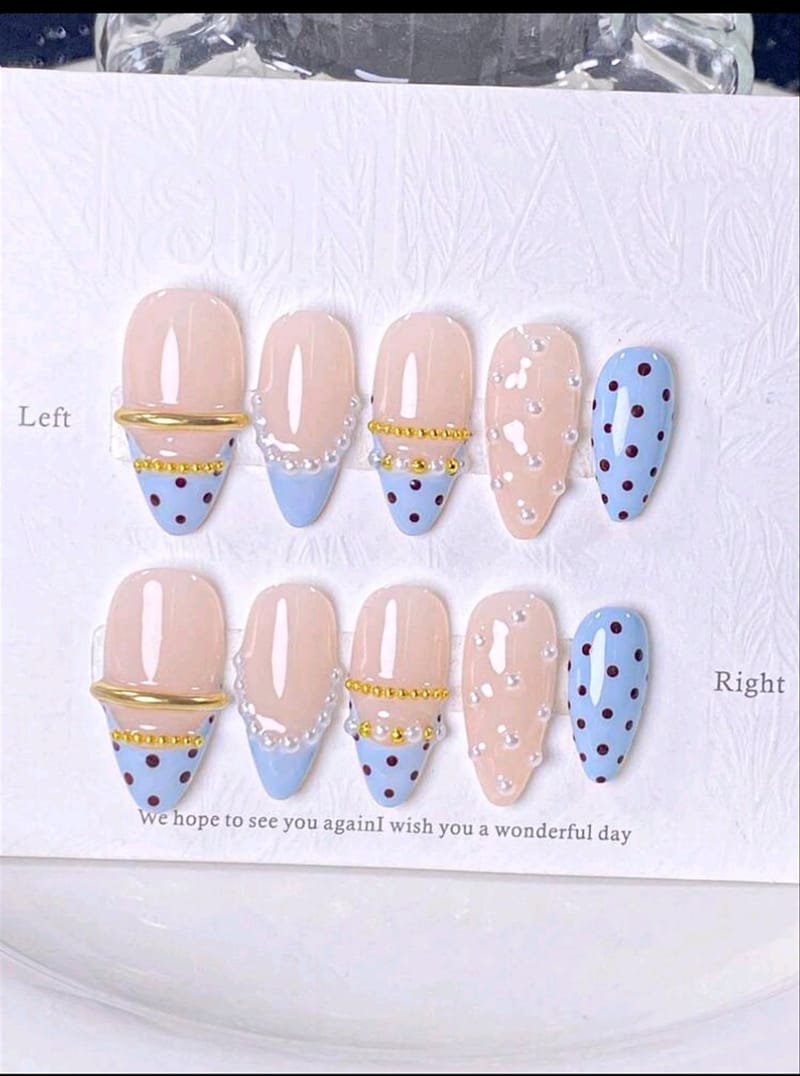 Polka Dot Pearl French Set, photo 2