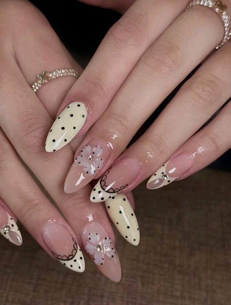 3D Gel French Nails
