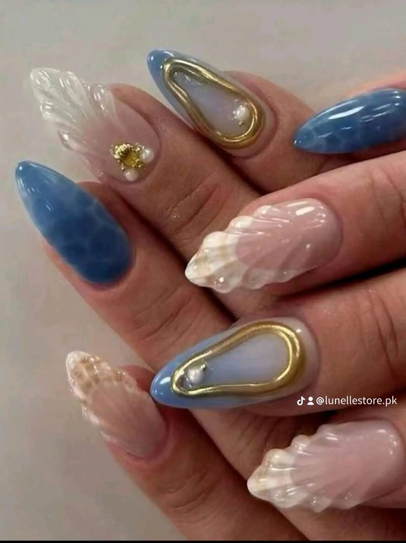 Almond Shape 3D Gel Nail, photo 2