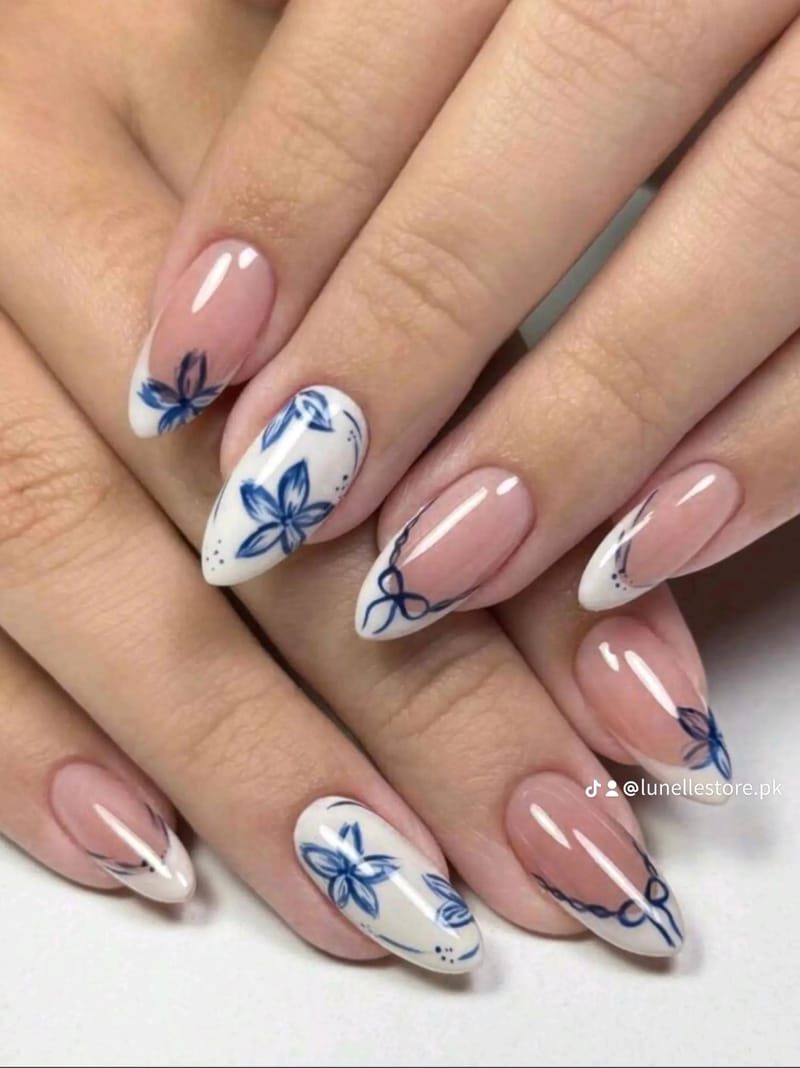 Long Almond Flower Set