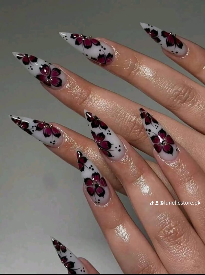 Floral Polka Dot Set