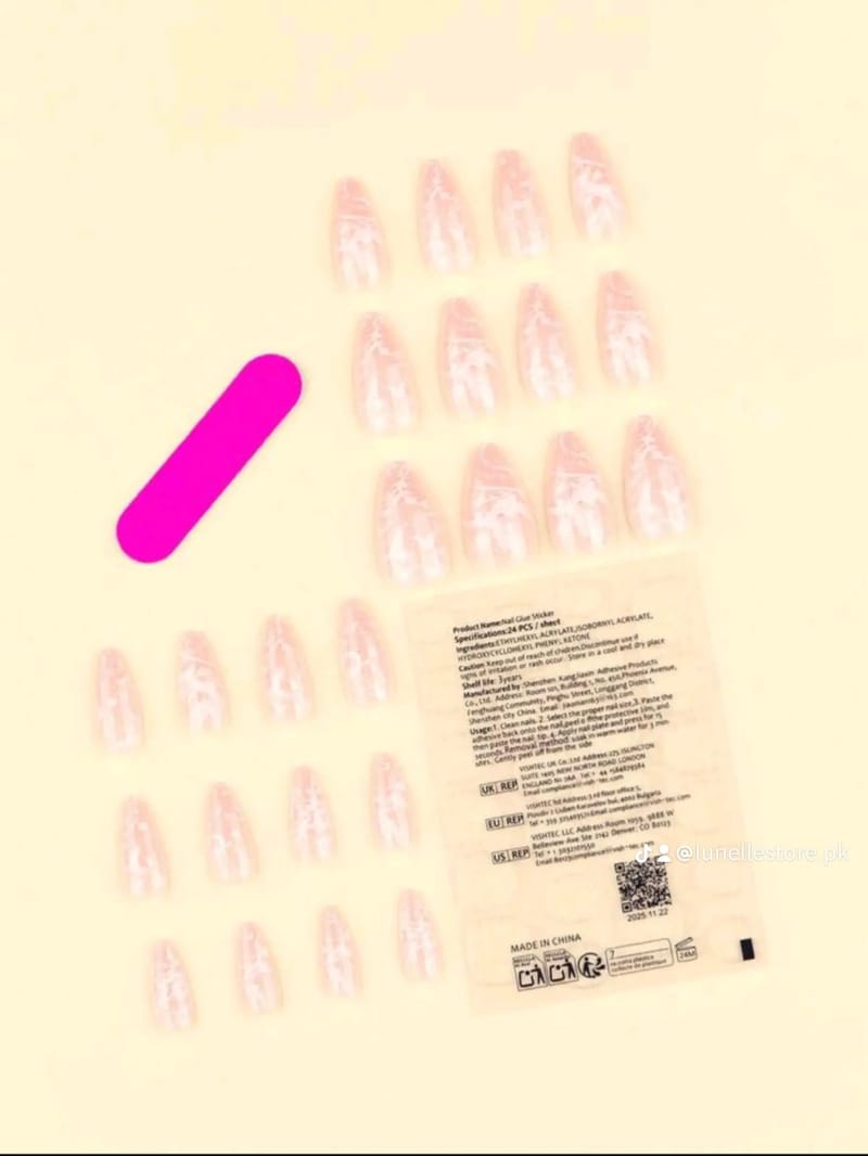 Ribbon Press-On Nails, photo 2