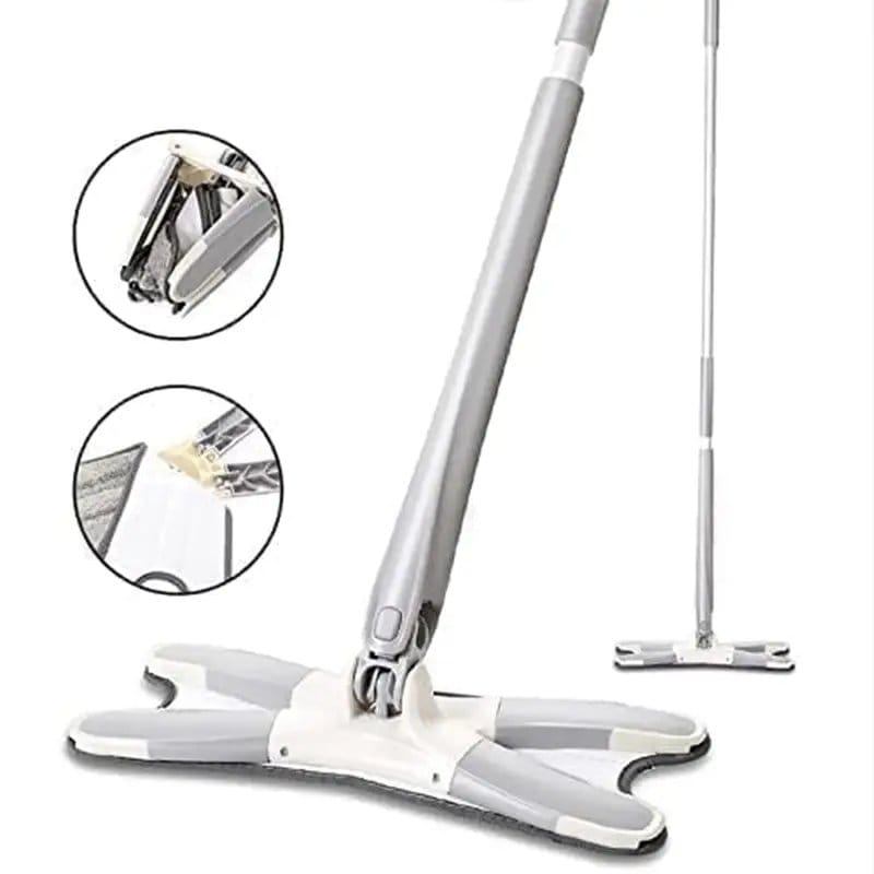 360° Rotating Head Microfiber X Twisting Mop Floor Cleaning, photo 2