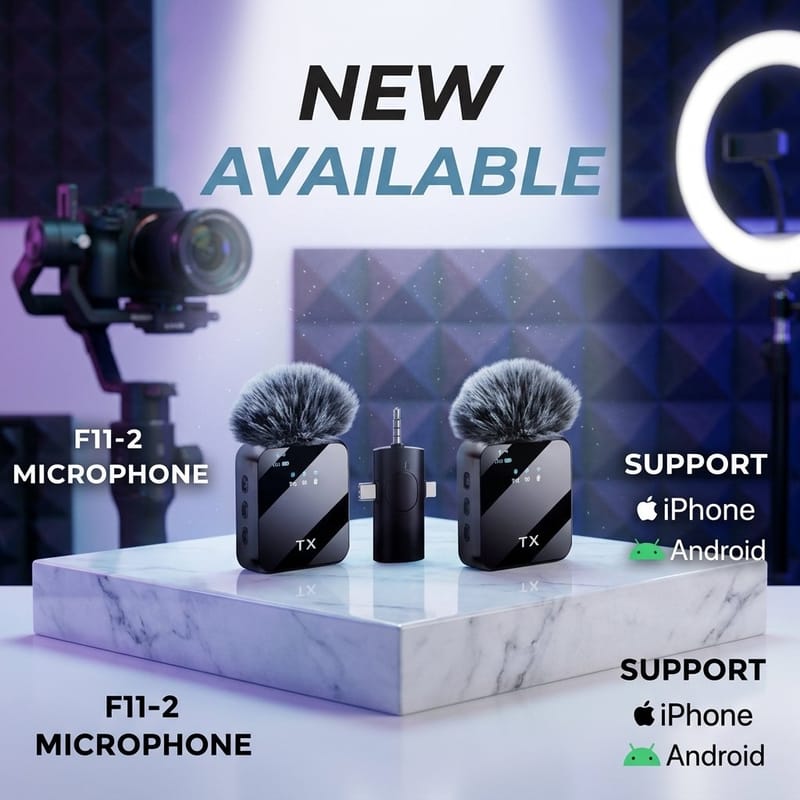 F11-2 Wireless Collar Microphone 3-in-1 System, photo 2