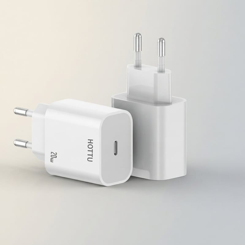 Hottu FC20 Type C 20w Power Adapter Fast Charging Compact Wall Charger
