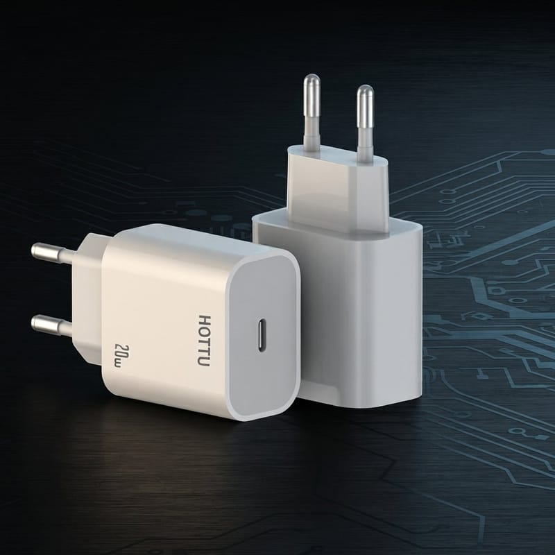 Hottu FC20 Type C 20w Power Adapter Fast Charging Compact Wall Charger, photo 2