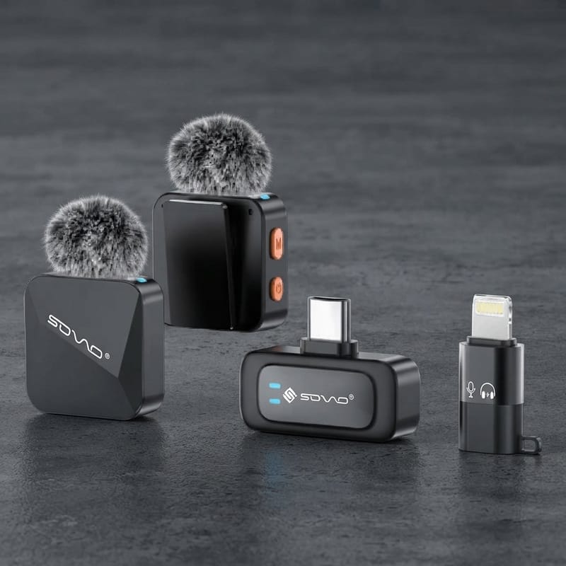 SOVO ZIVO SWM-556 Dual Wireless Microphone Audio Recording System, photo 2