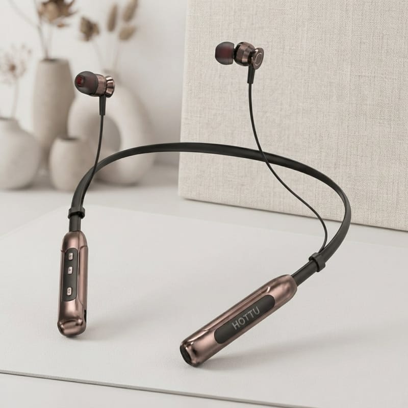 HOTTU NB12 Bass Xtreme Wireless Bluetooth Neckband - 70 Hours, photo 2