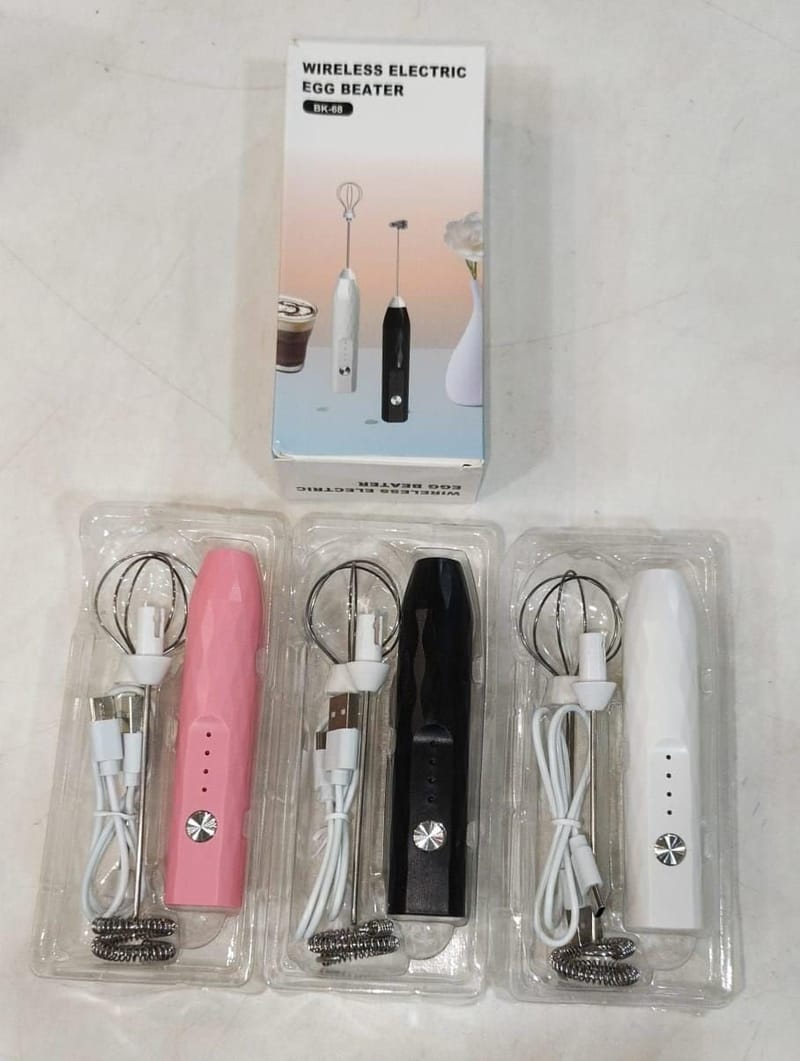 Wireless 2 In 1 Electric Egg Beater And Coffee Frother Rechargeable - Kitchen Accessory Designed For Food Preparation, photo 2