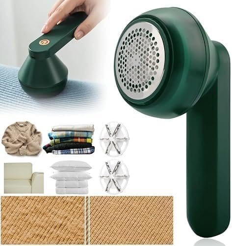 Rechargeable Lint Remover – Portable Electric Fabric Shaver for Clothes, Sweaters & Upholstery (Random Color), photo 4