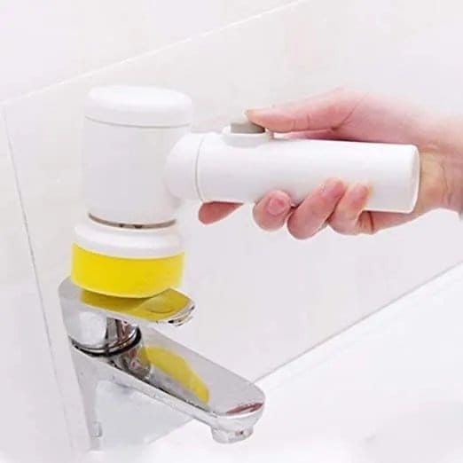 5-In-1 Handheld Electric Cleaning Brush - Household Accessory Designed For Surface Cleaning, photo 3