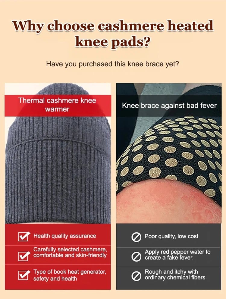 1 Pair Cashmere Winter Knee Brace Thermal Leg Knee Warmer Sleeve Unisex Wool KneePad, photo 3