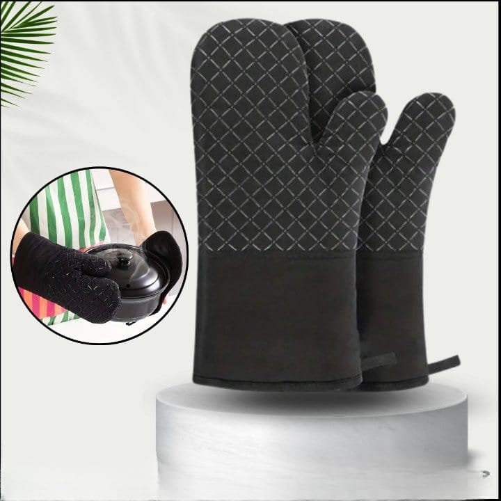 Hot mitt Gloves From heat While Cooking Baking Grilling and Handling hot Cookware (Random Color), photo 3