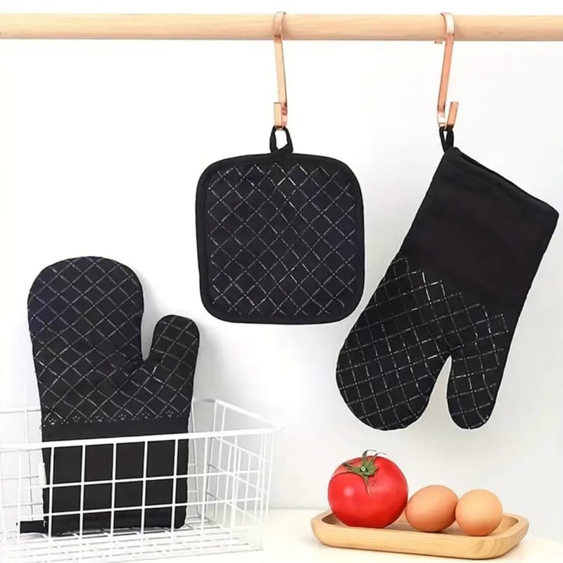 Hot mitt Gloves From heat While Cooking Baking Grilling and Handling hot Cookware (Random Color), photo 2