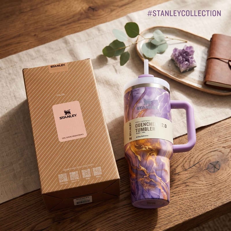 Stanley 40oz Peach Marble Premium Stainless Steel Tumbler - (1200ml), photo 3