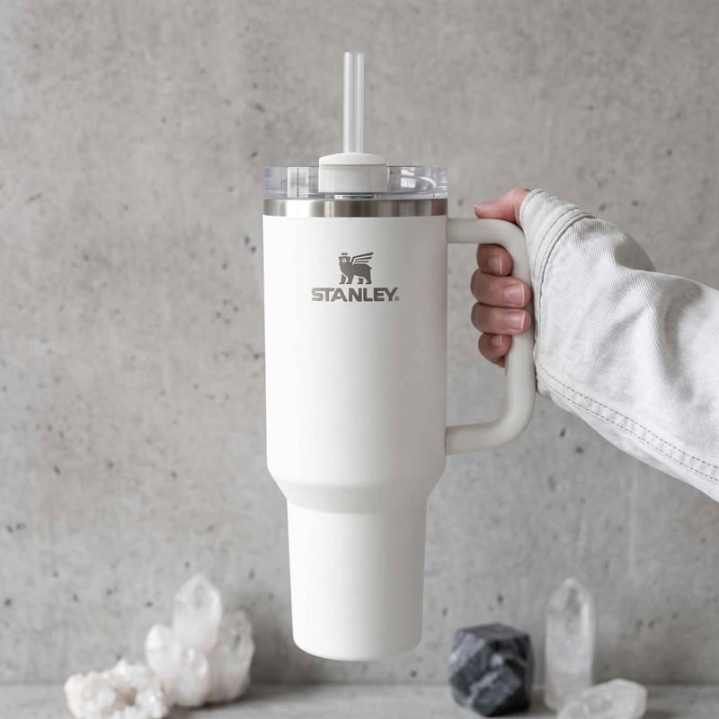 Stanley 40oz (1200ml) Premium Stainless Steel Tumbler - White, photo 2