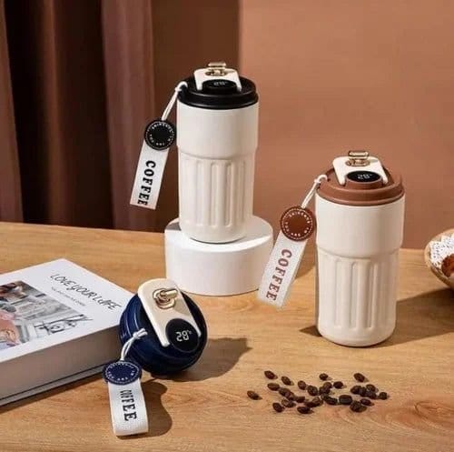 Premium Smart Coffee Cup with Temperature Display - 450ml