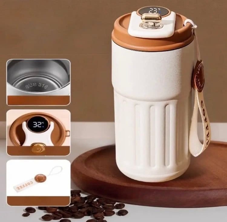 Premium Smart Coffee Cup with Temperature Display - 450ml, photo 3