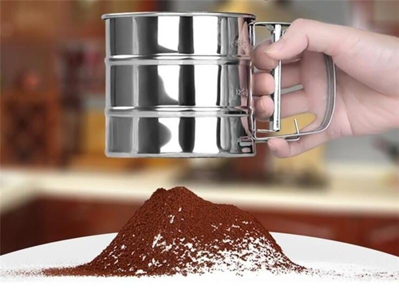 Stainless Steel Flour Sifter Cup Perfect for Sifting Flour Cocoa Powder, photo 2