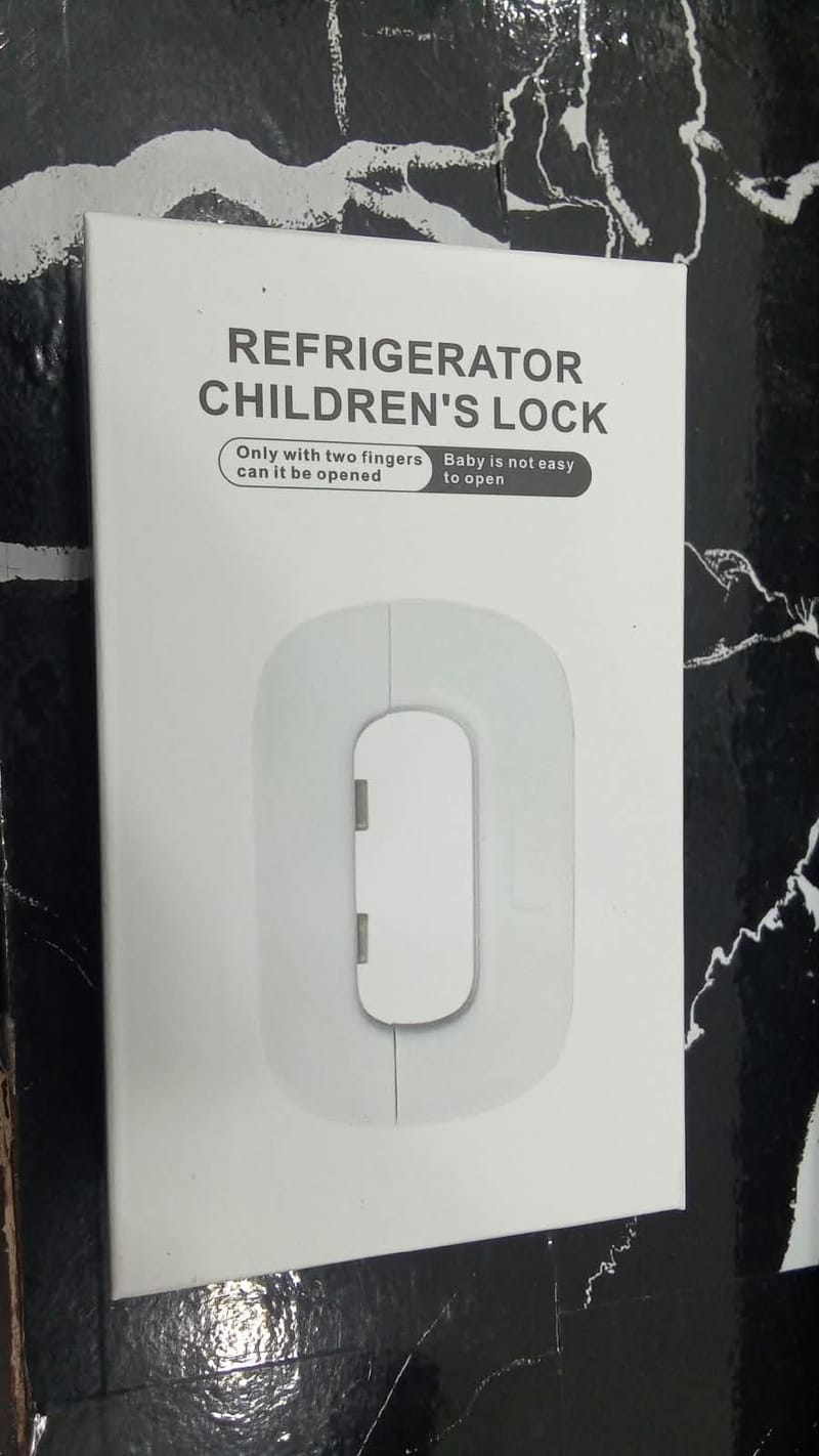 Child Safety Refrigerator Lock - Double Press Secure System
