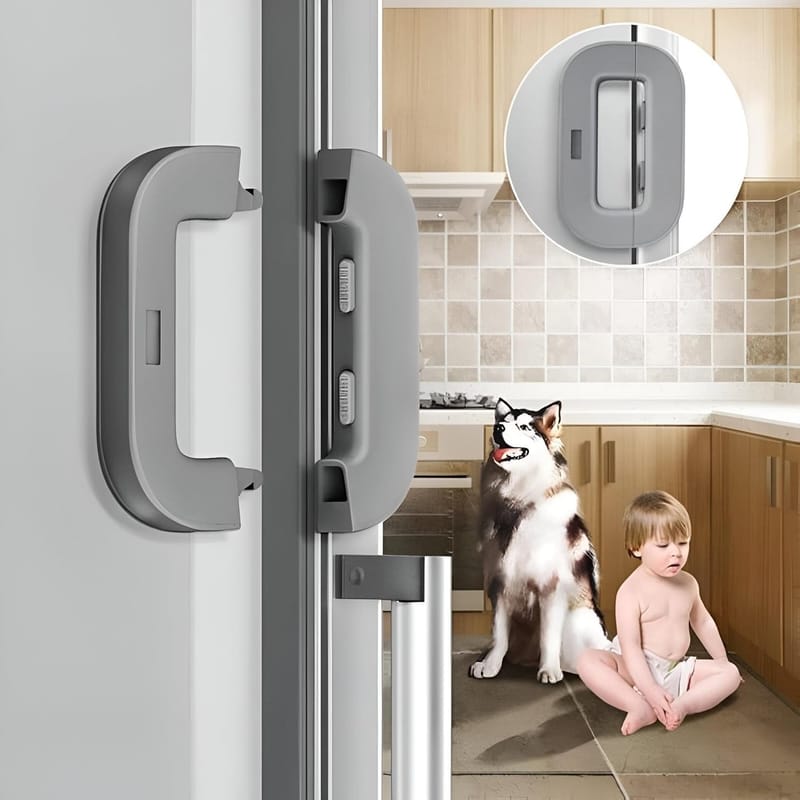 Child Safety Refrigerator Lock - Double Press Secure System, photo 2