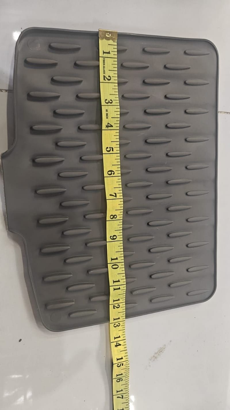 Sink Mat Black Durable Non Slip Design Protects Sink Surface Prevents Scratches And Keeps Kitchen Clean Size 26x32cm, photo 3