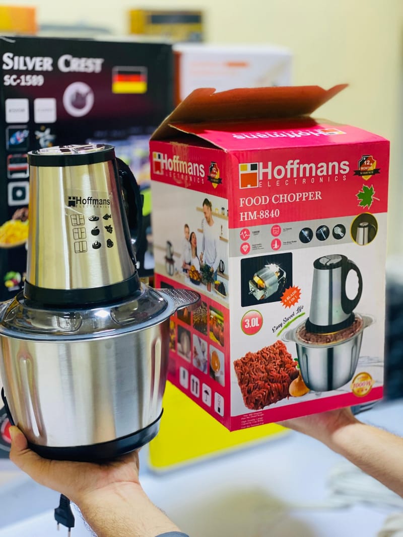 Hoffmans HM 8840 Food Cho 6 Blade Stainless Steel Design Efficient Kitchen Tool For Quick And Easy, photo 2