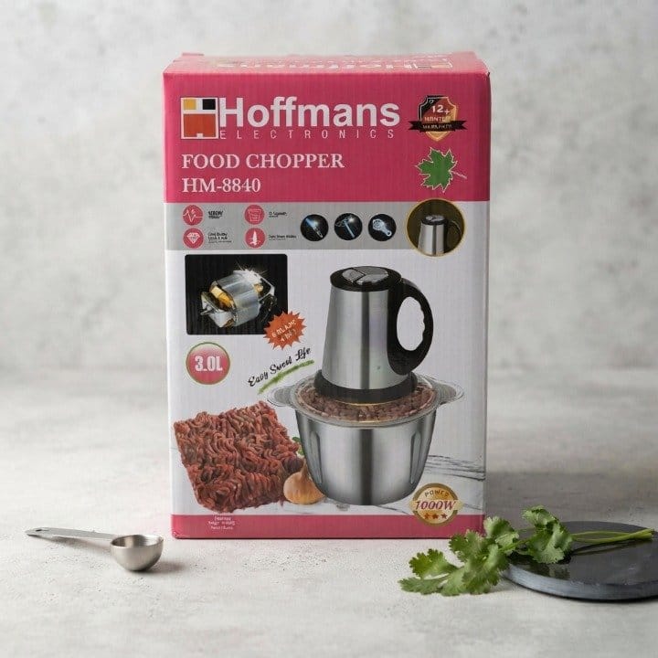 Hoffmans HM 8840 Food Cho 6 Blade Stainless Steel Design Efficient Kitchen Tool For Quick And Easy, photo 3