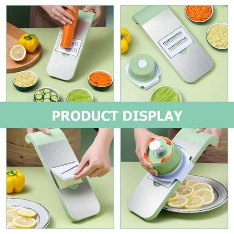 Multifunctional Stainless Steel Vegetable Slicer And Chopper - Kitchen Tool Designed ne