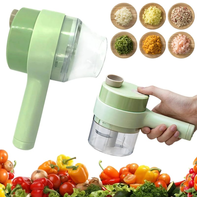 Electric Handheld Vegetable Cutter Slicer Multifunctional Food Chopper Compact Durable And Easy To Use Kitchen Tool, photo 2