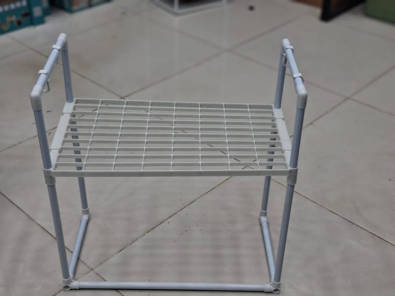 Microwave Oven Storage Rack 2-Tier Kitchen Organizer |