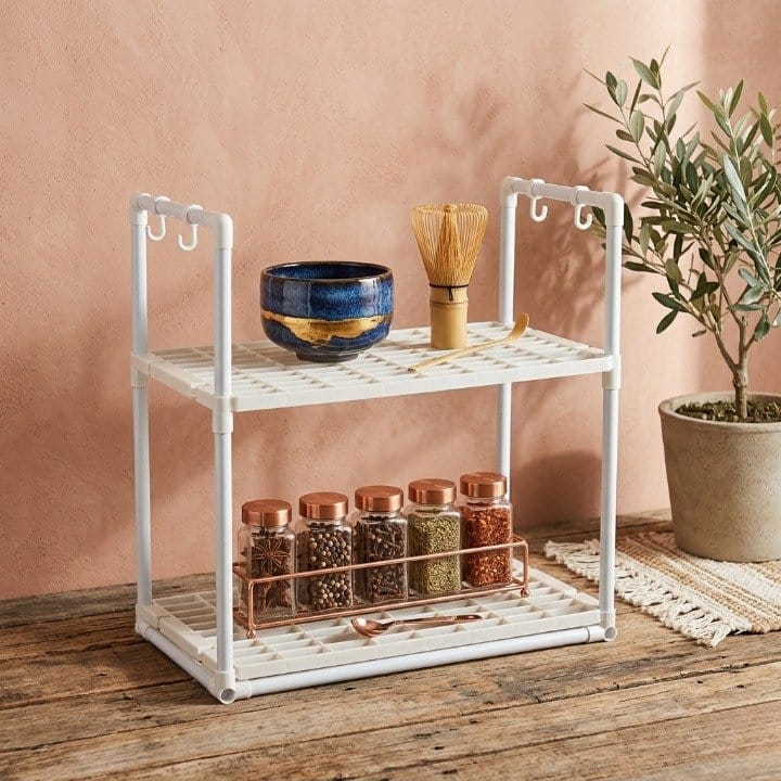Microwave Oven Storage Rack 2-Tier Kitchen Organizer |, photo 5