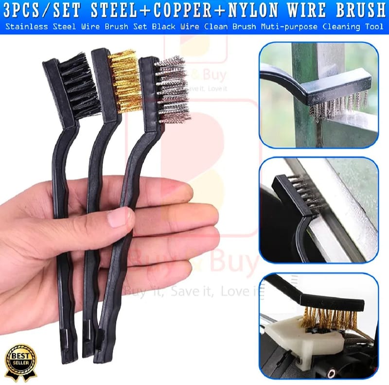 Rust, Paint & Dirt Removal Scrape Stainless Steel Bristles, photo 2