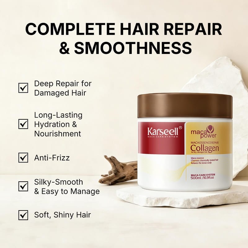 Karseell Collagen Hair Mask - 300ml, photo 4